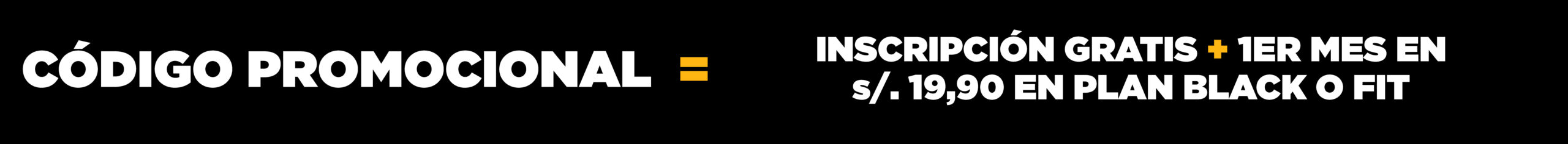 CÓDIGO PROMOCIONAL = INSCRIPCIÓN GRATIS
